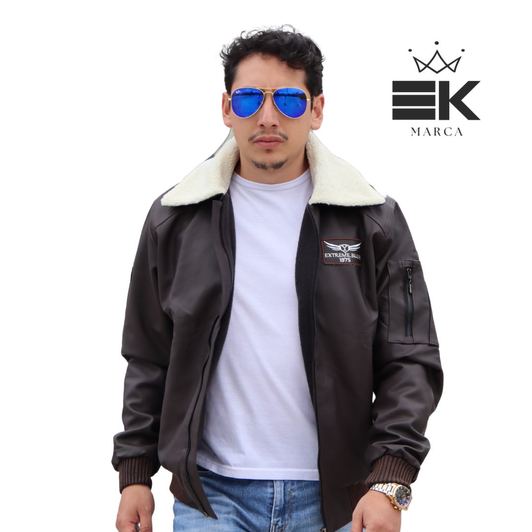 CHAQUETA LOGAN CUERO HOMBRE