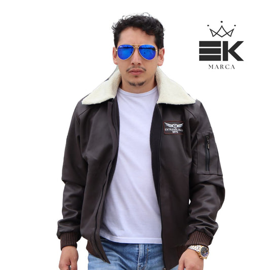 CHAQUETA LOGAN CUERO HOMBRE